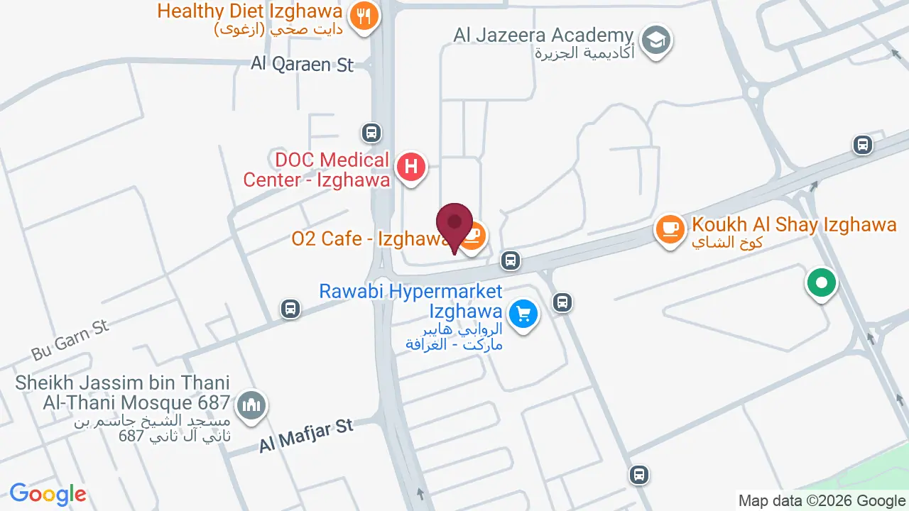 Map showing Oxy Hair salon