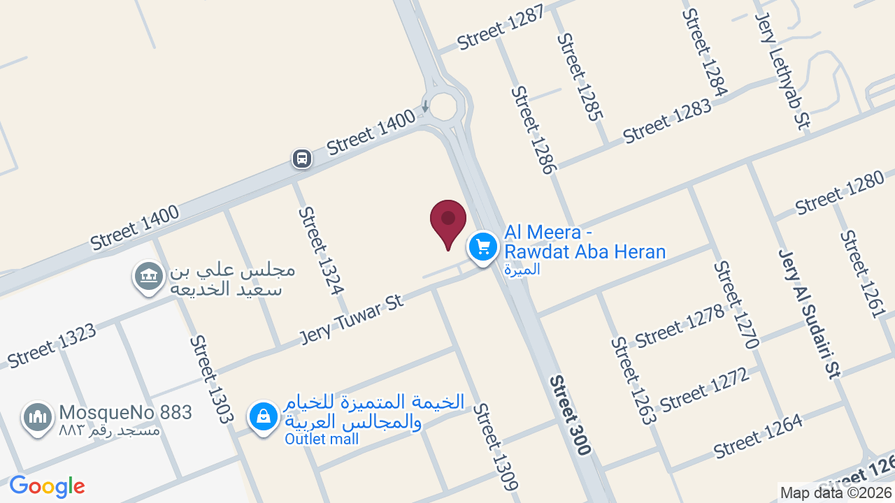 Map showing Laurel Beauty Salon