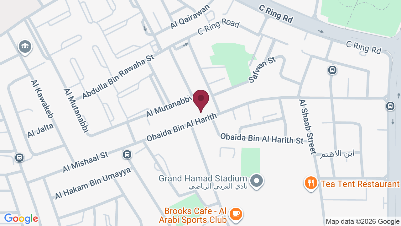 Map showing Arabali Beauty Salon