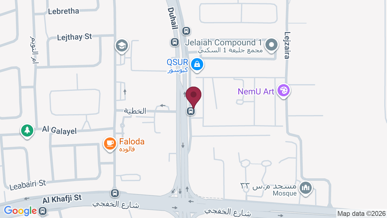 Map showing Coconut Beauty Spa & Salon (Duhail)