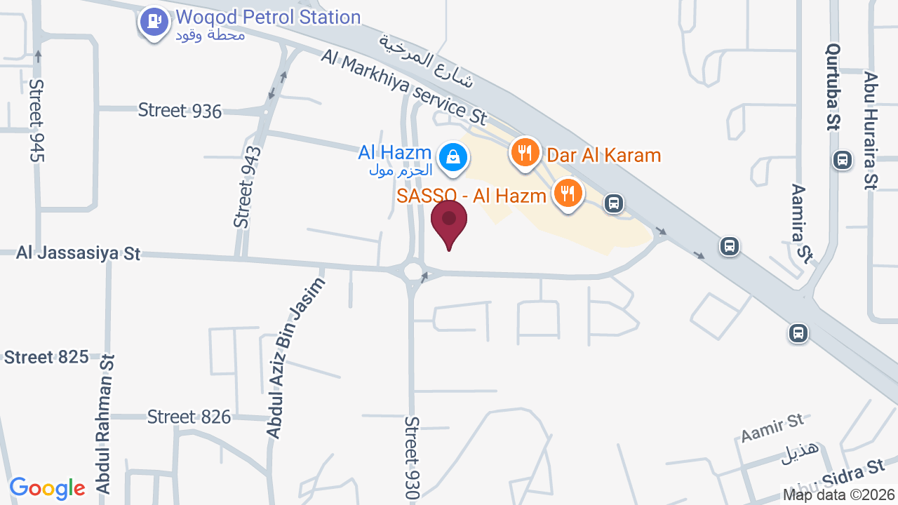 Map showing Aldo Coppola Alhazm