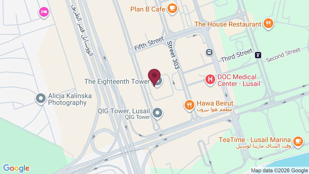 Map showing Nail Station – The 18th Tower