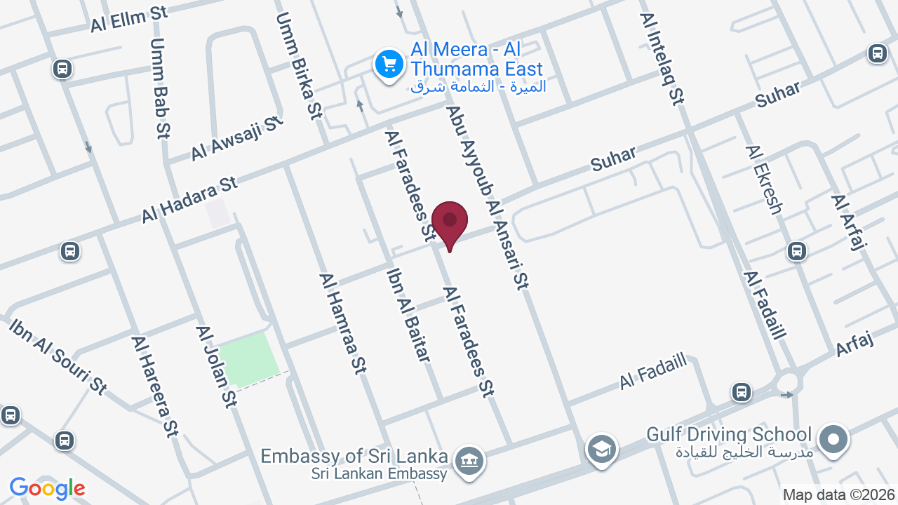Map showing Escape Salon & Spa