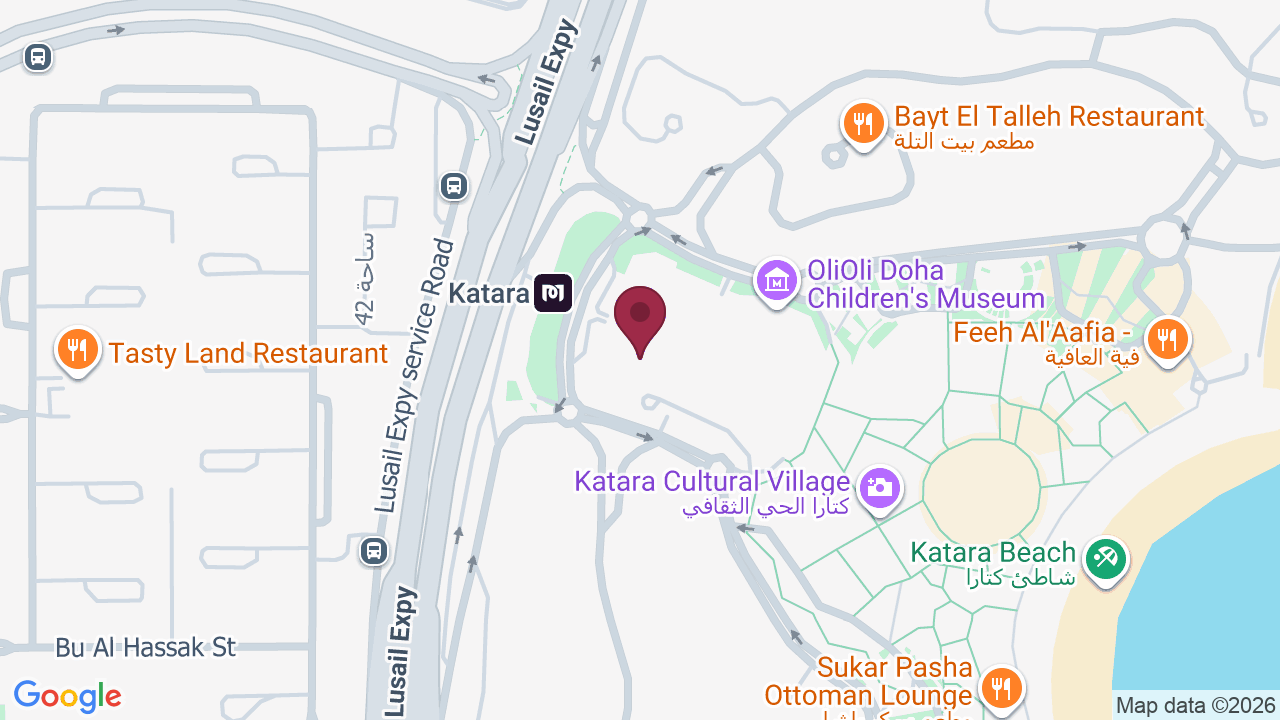 Map showing Beauty Hive Qatar