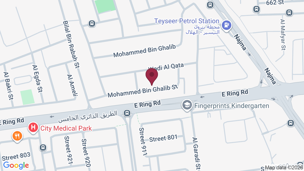 Map showing Paradise Beauty Salon