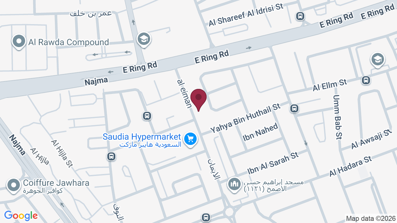 Map showing Beauty & Co