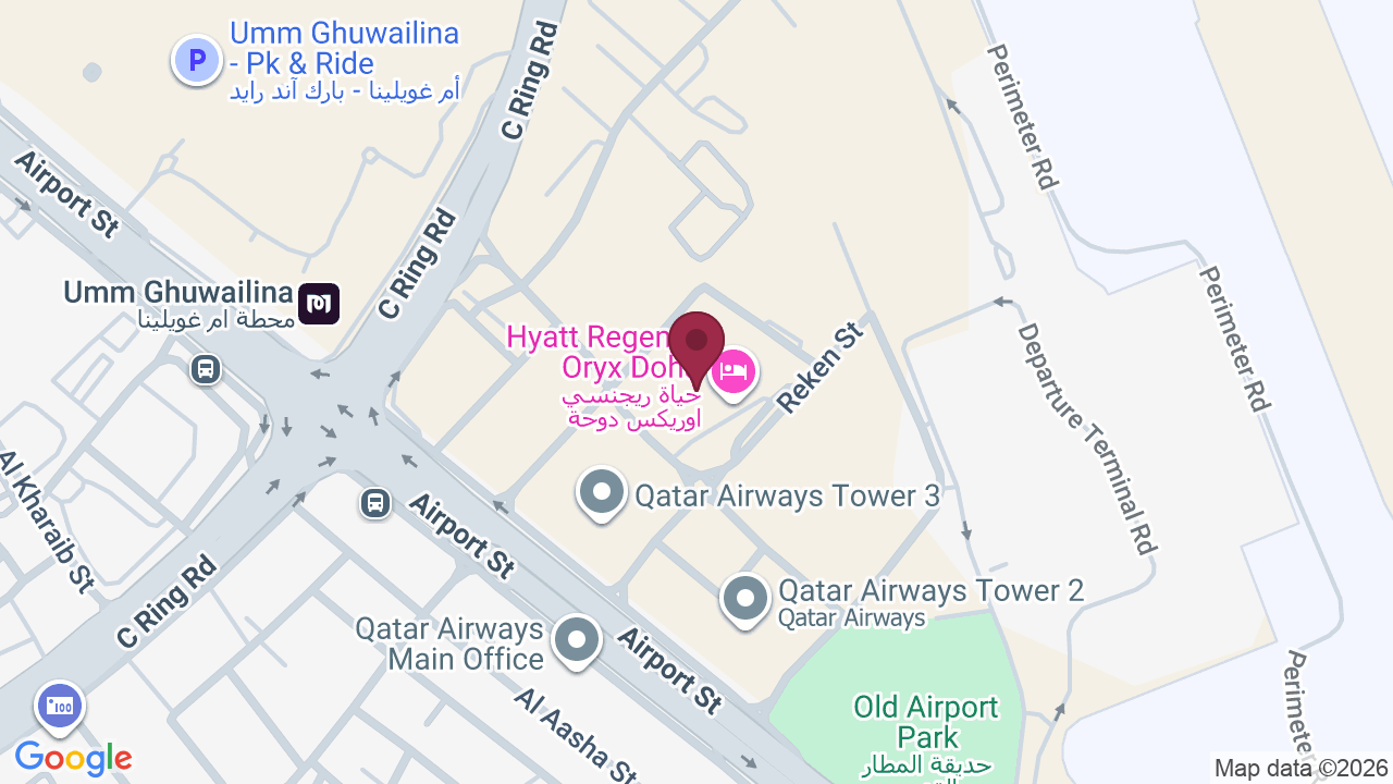Map showing LA VUE SALON