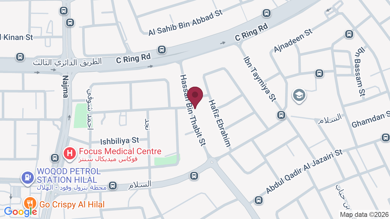 Map showing 74 Beauty Salon