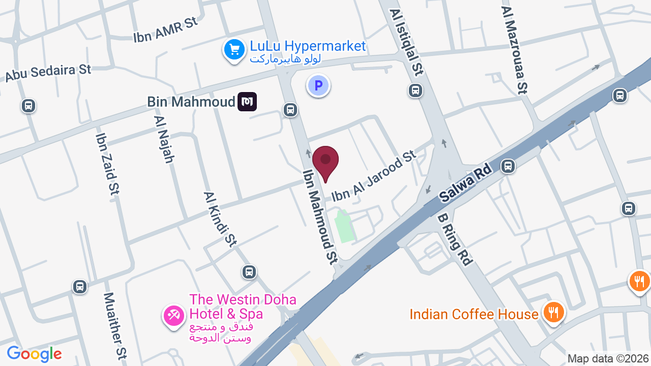 Map showing Breathe Spa