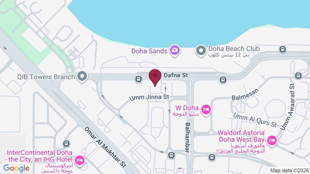Map showing La Playa Salon & Spa
