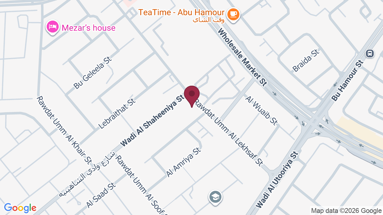 Map showing Dot Beauty Salon and Spa