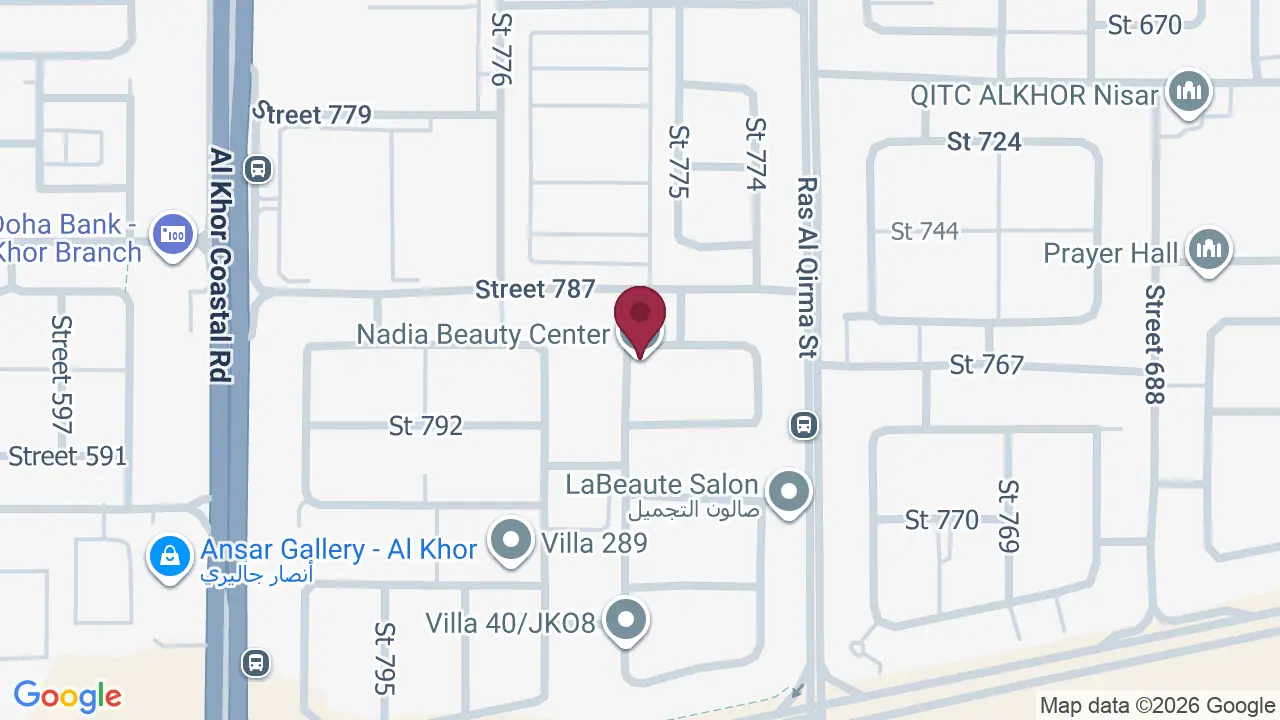 Map showing Nadia Beauty Center