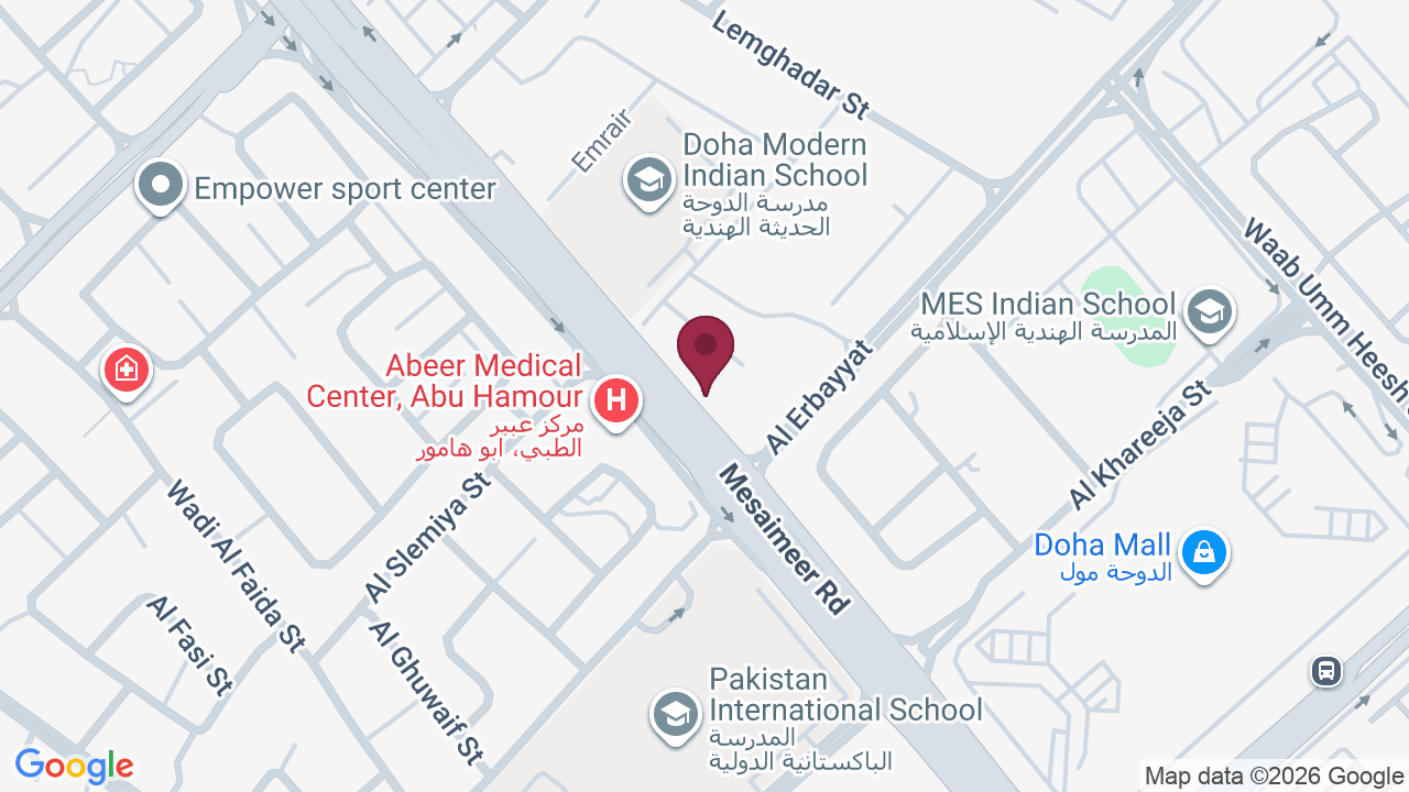 Map showing Nails Al Athafer Beauty Salon صالون نيلز الأظافر