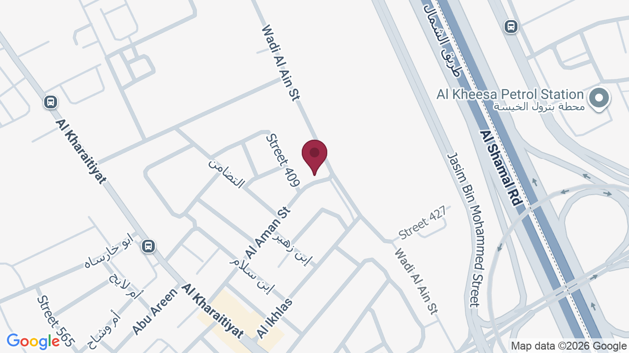 Map showing Oscar Beauty Salon