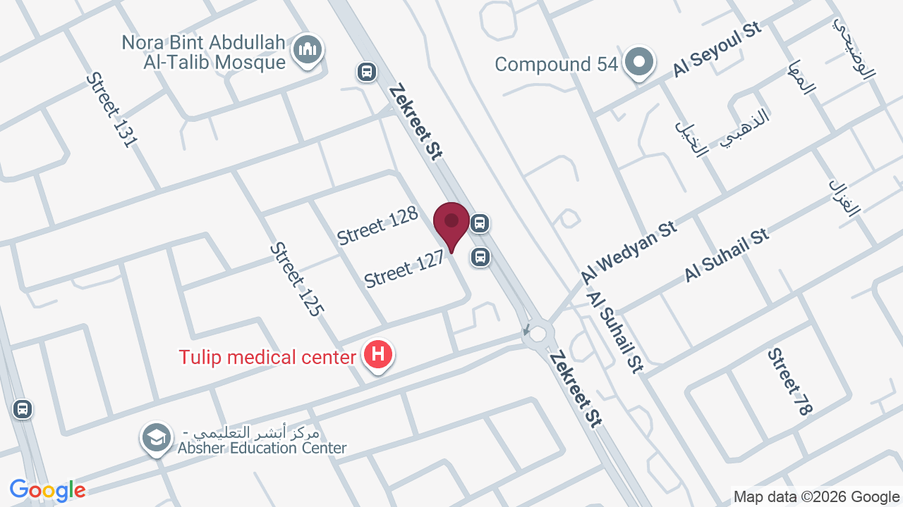 Map showing La Visage Salon