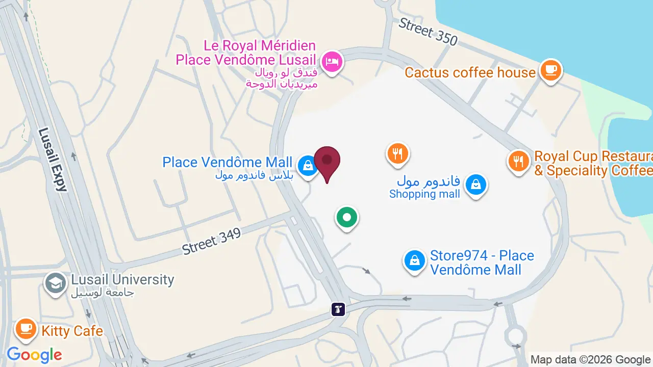 Map showing Beauty Box Salon – Place Vendome