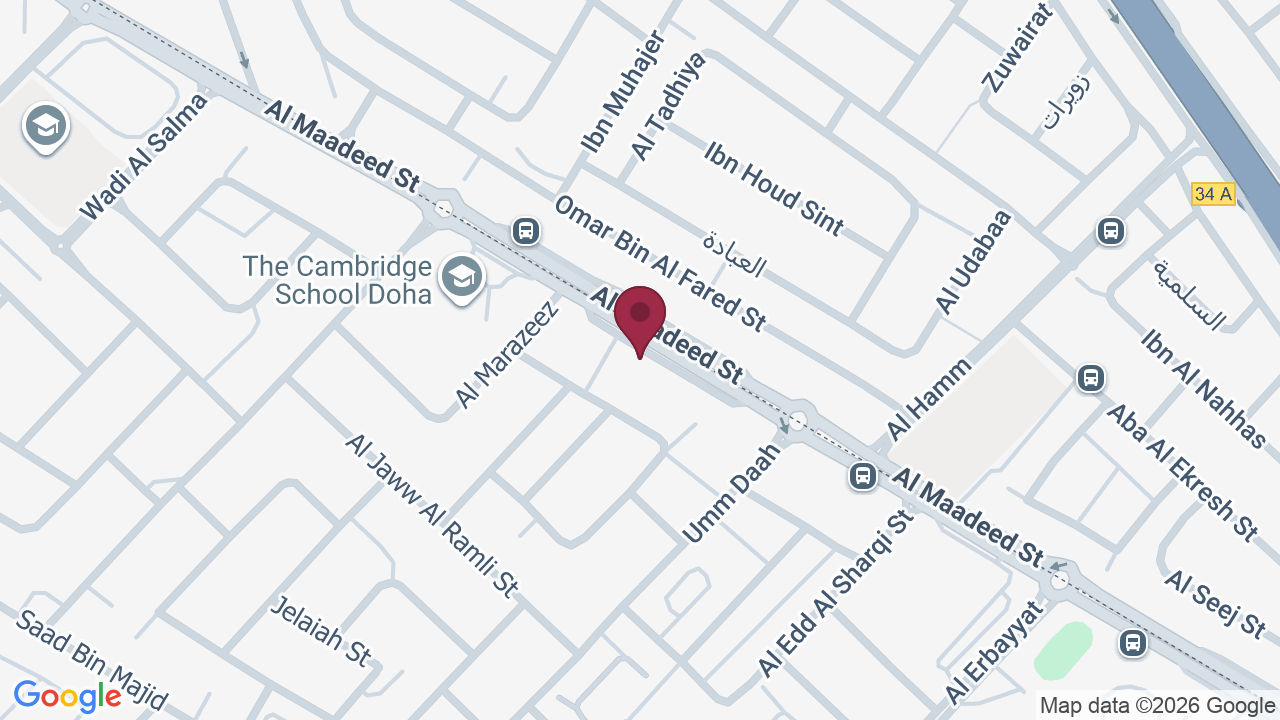 Map showing Tiara Salon