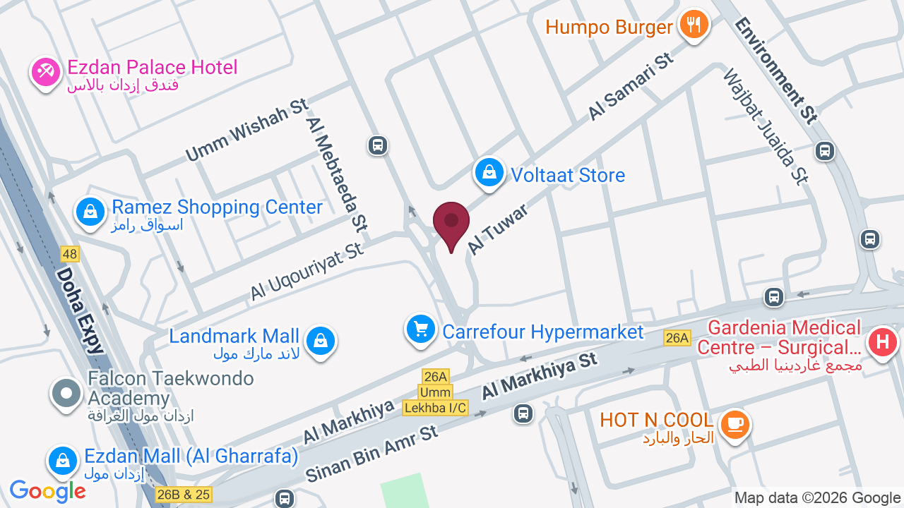 Map showing Rivive Retreat Salon