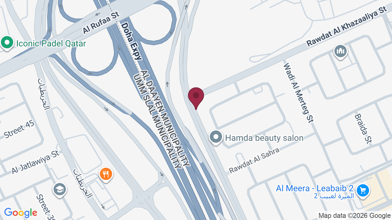 Map showing Sway Beauty center سواي بيوتي سنتر