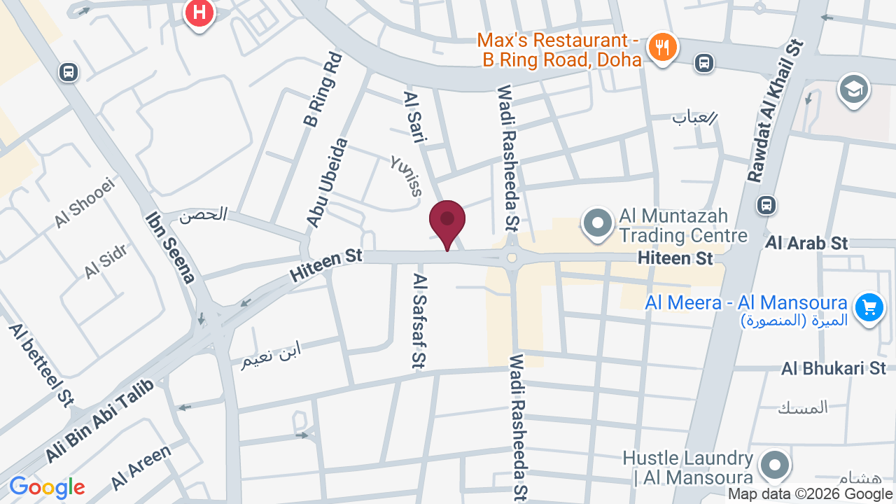 Map showing Beautylife Ladies Salon