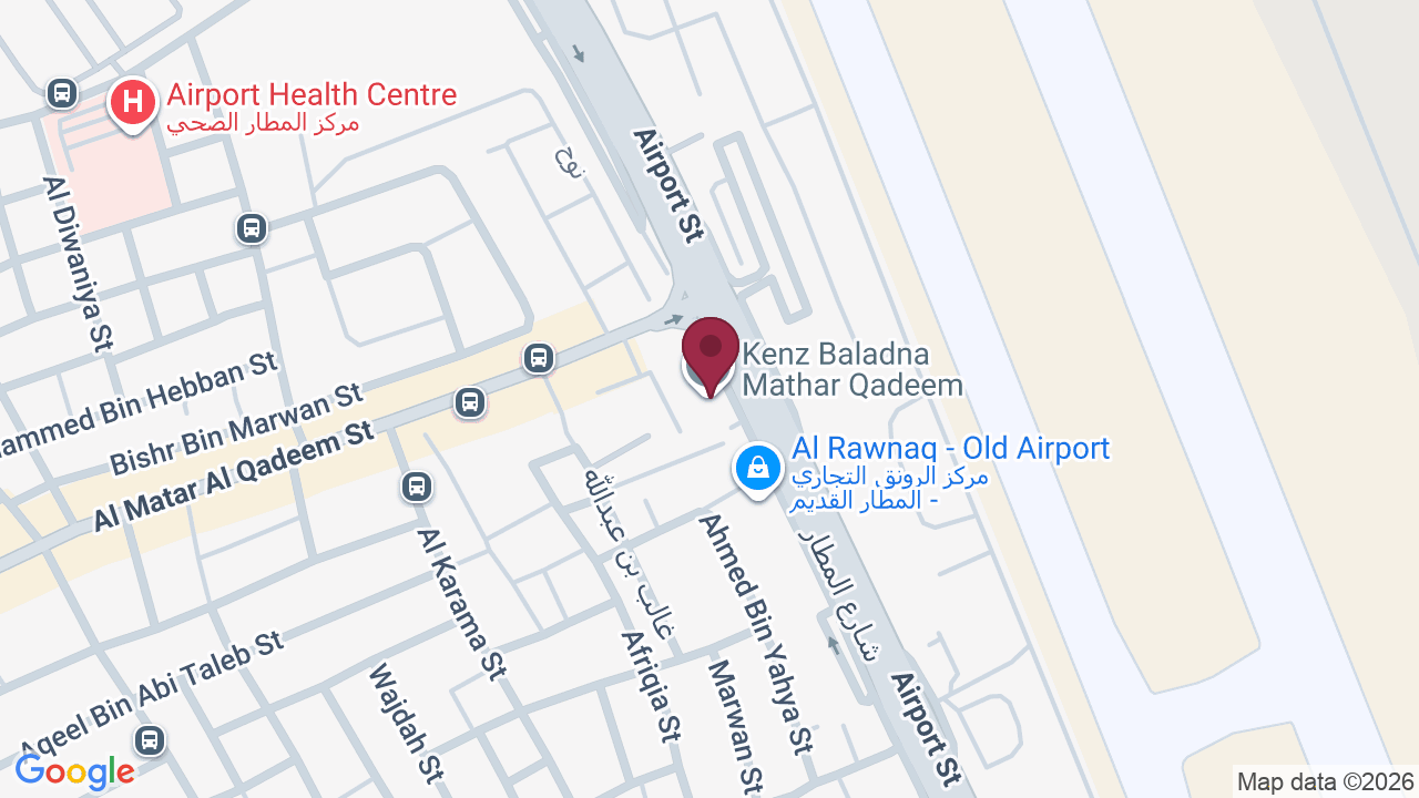 Map showing Red Salon For Ladies