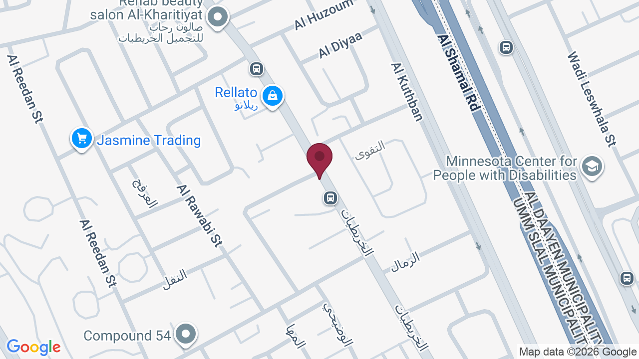 Map showing Le M by Merva salon