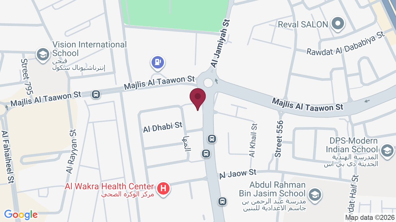 Map showing GHOSON BEAUTY CENTER