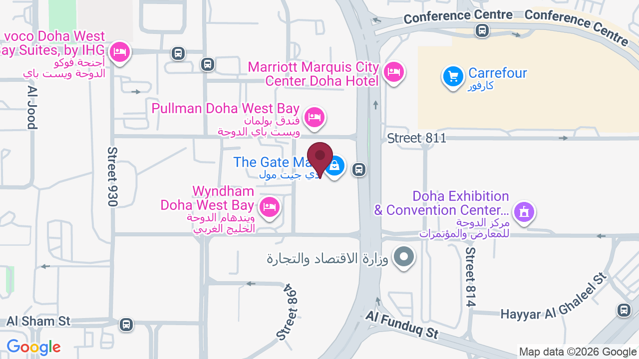 Map showing Alter Ego Gym