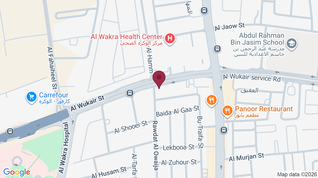 Map showing Royal Crystal Salon