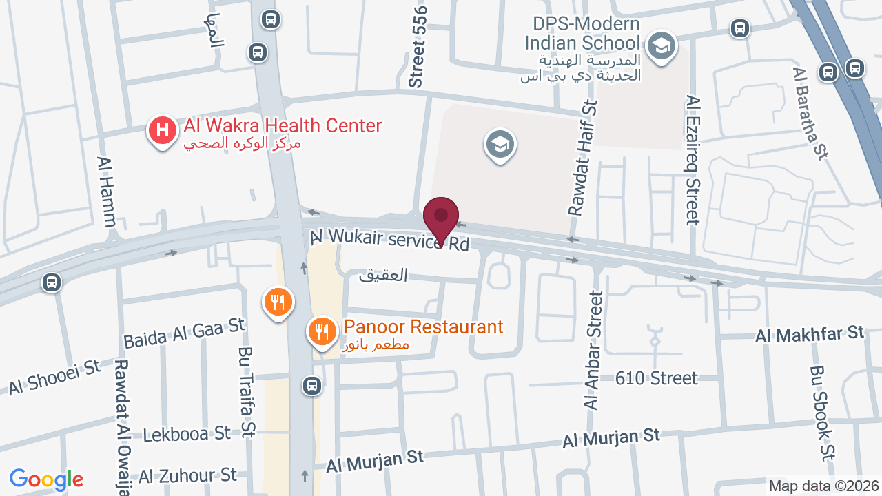 Map showing Vega Beauty Salon