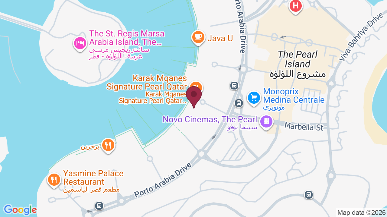 Map showing F45 Training The Pearl