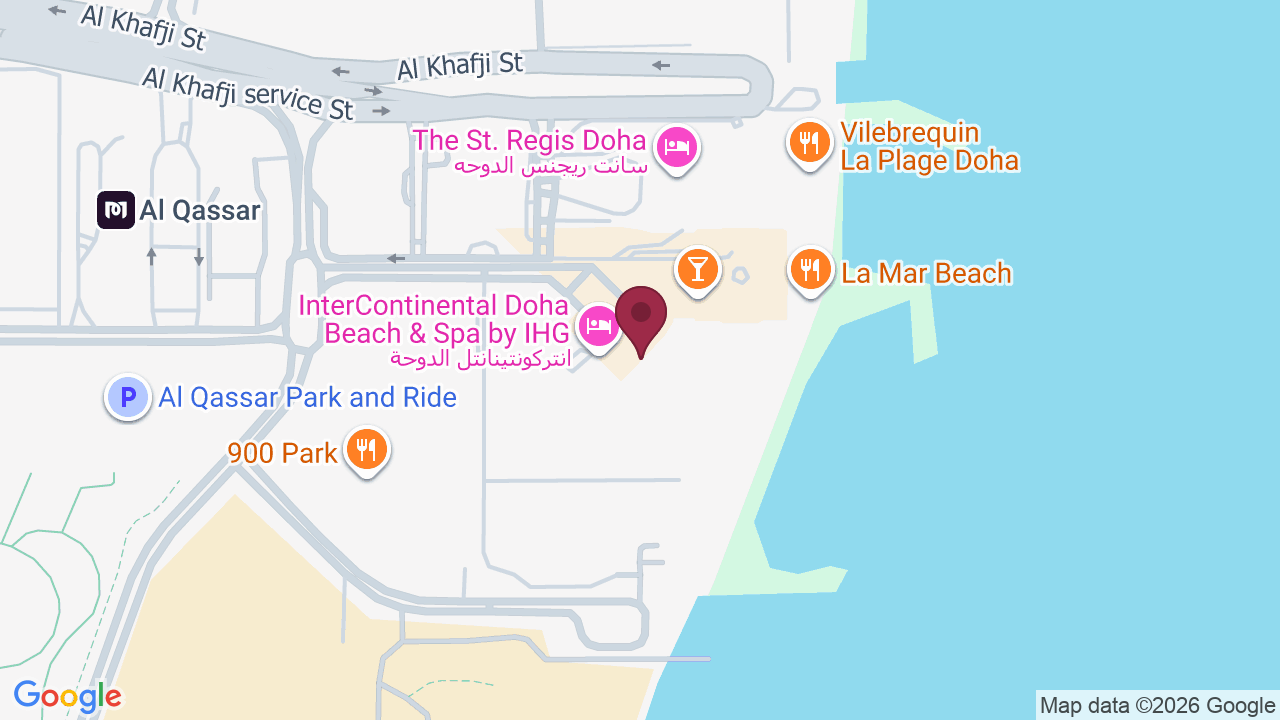 Map showing The Bay Club
