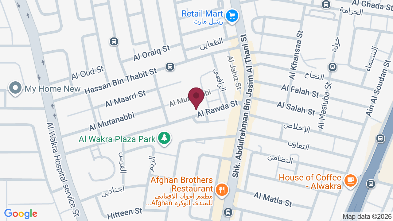 Map showing Salon Lavender Spa Center