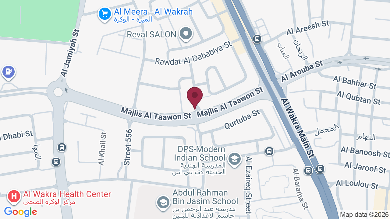Map showing HAILA BEAUTY CENTER