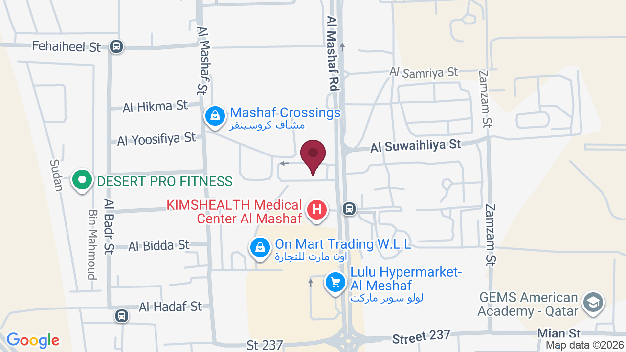 Map showing PROFILE BEAUTY SALON