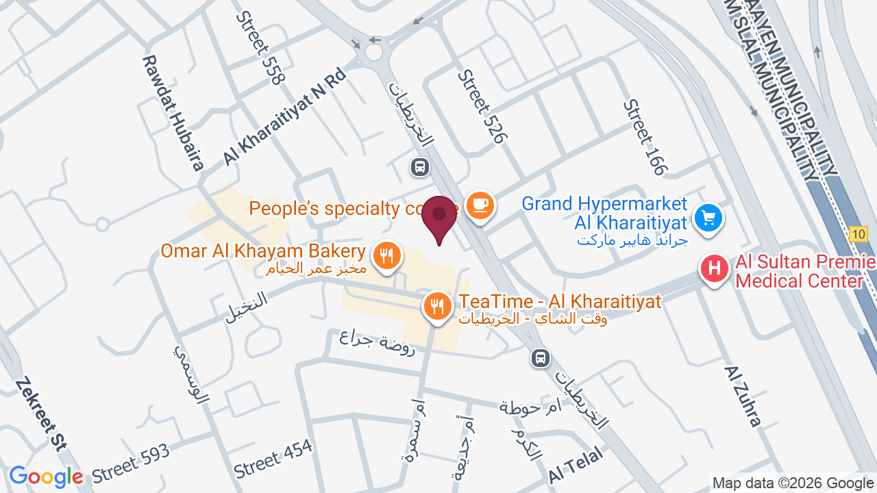 Map showing Harmonic gents salon