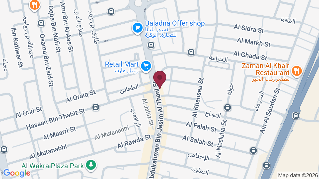 Map showing TWO STAR SALOON