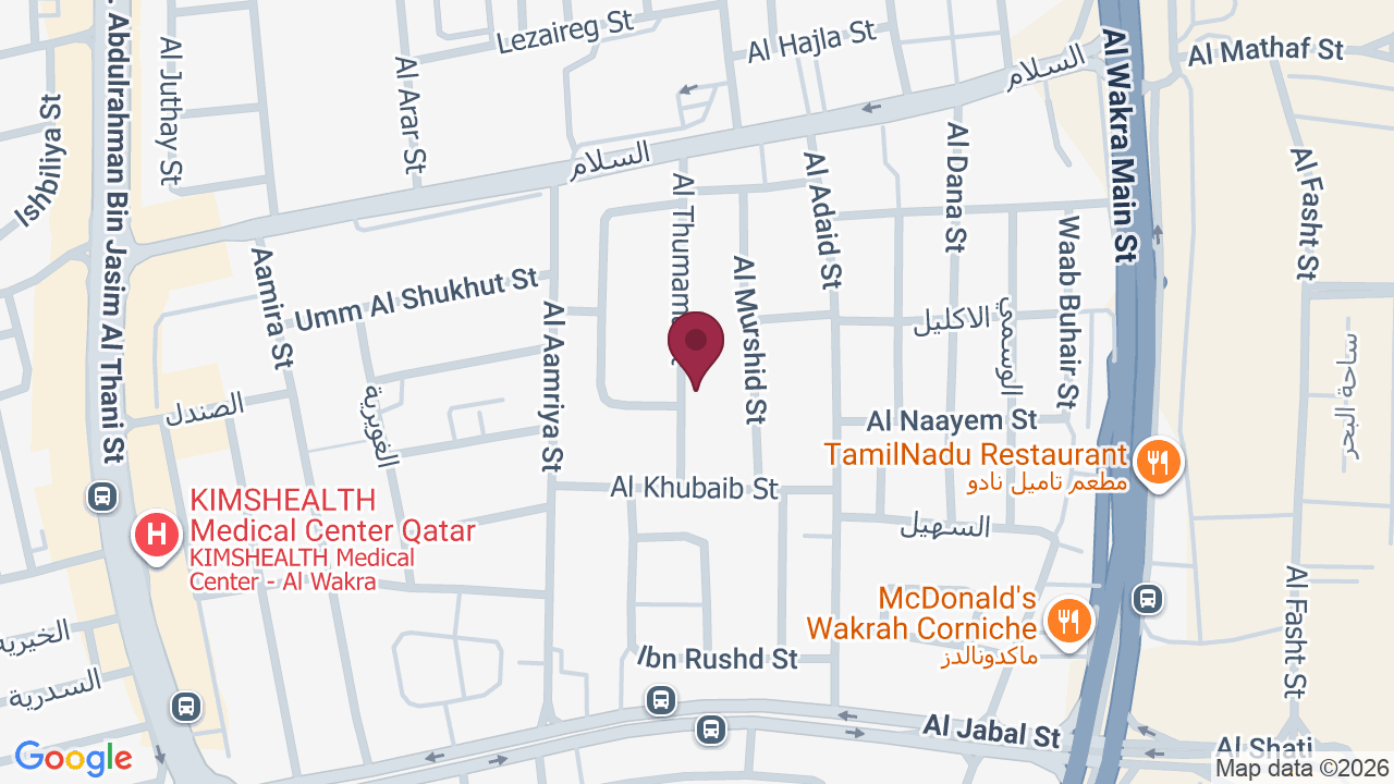 Map showing AVENUE SALON
