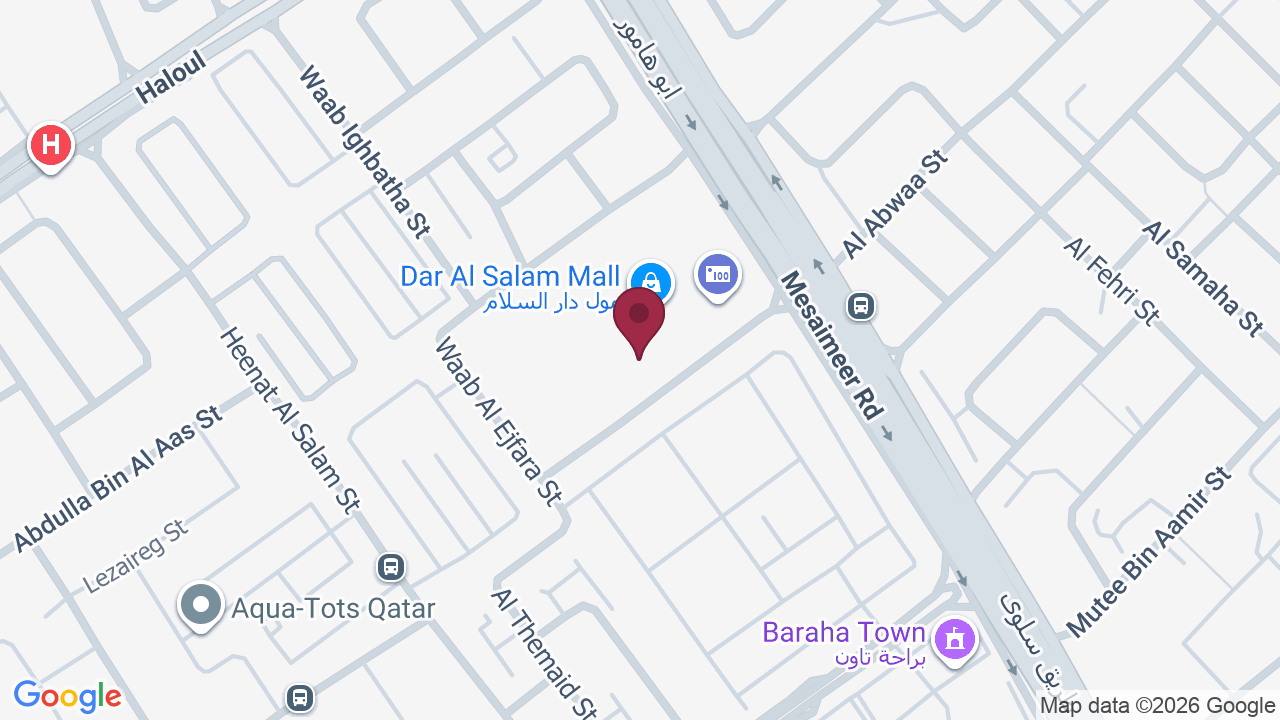 Map showing Le Coiffeur – لي كوافير