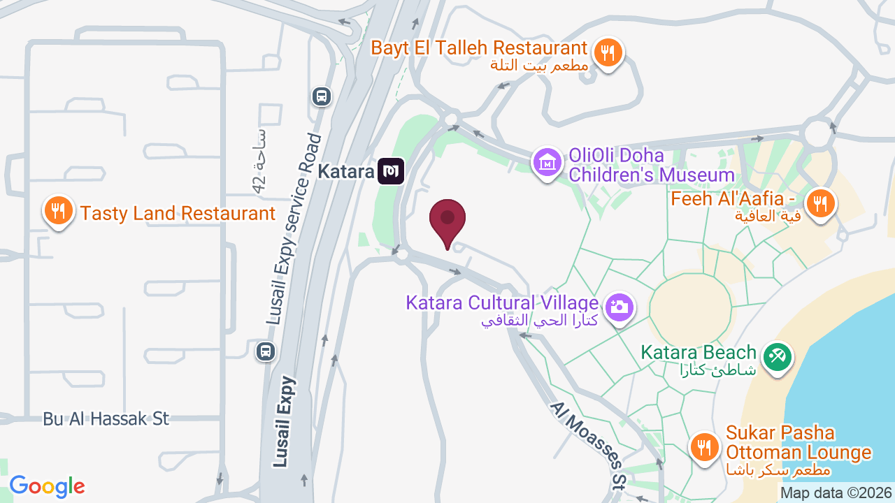 Map showing Hindam Katara هندام