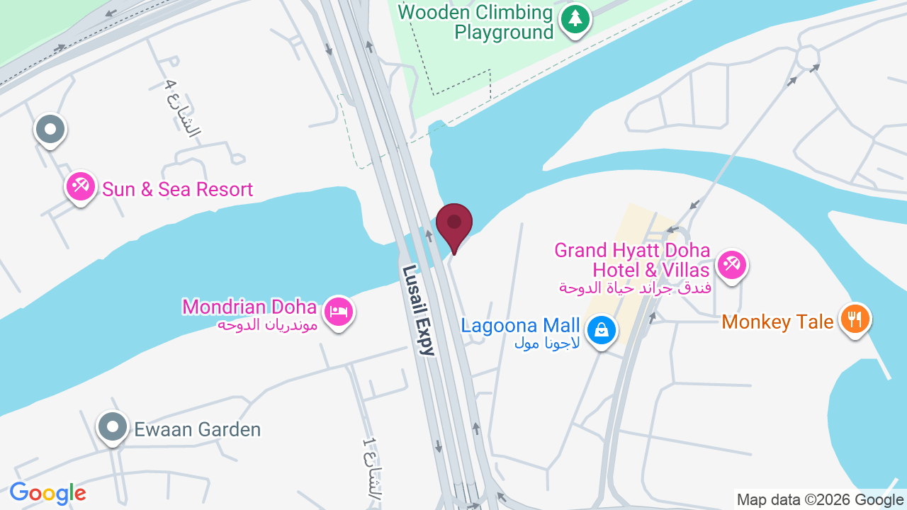 Map showing Elegant Salon BY ALI Mondrian Hotel