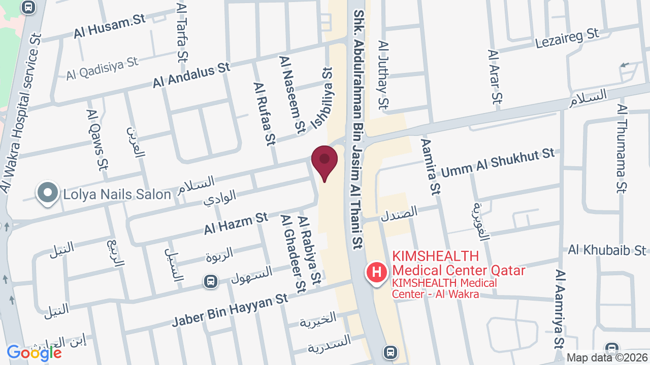 Map showing LEMONGRASS beauty and spa
