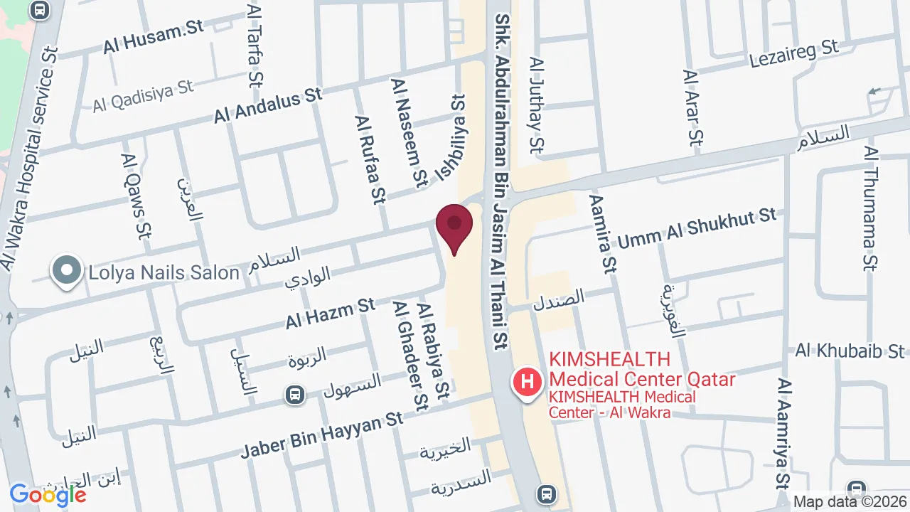 Map showing LEMONGRASS beauty and spa