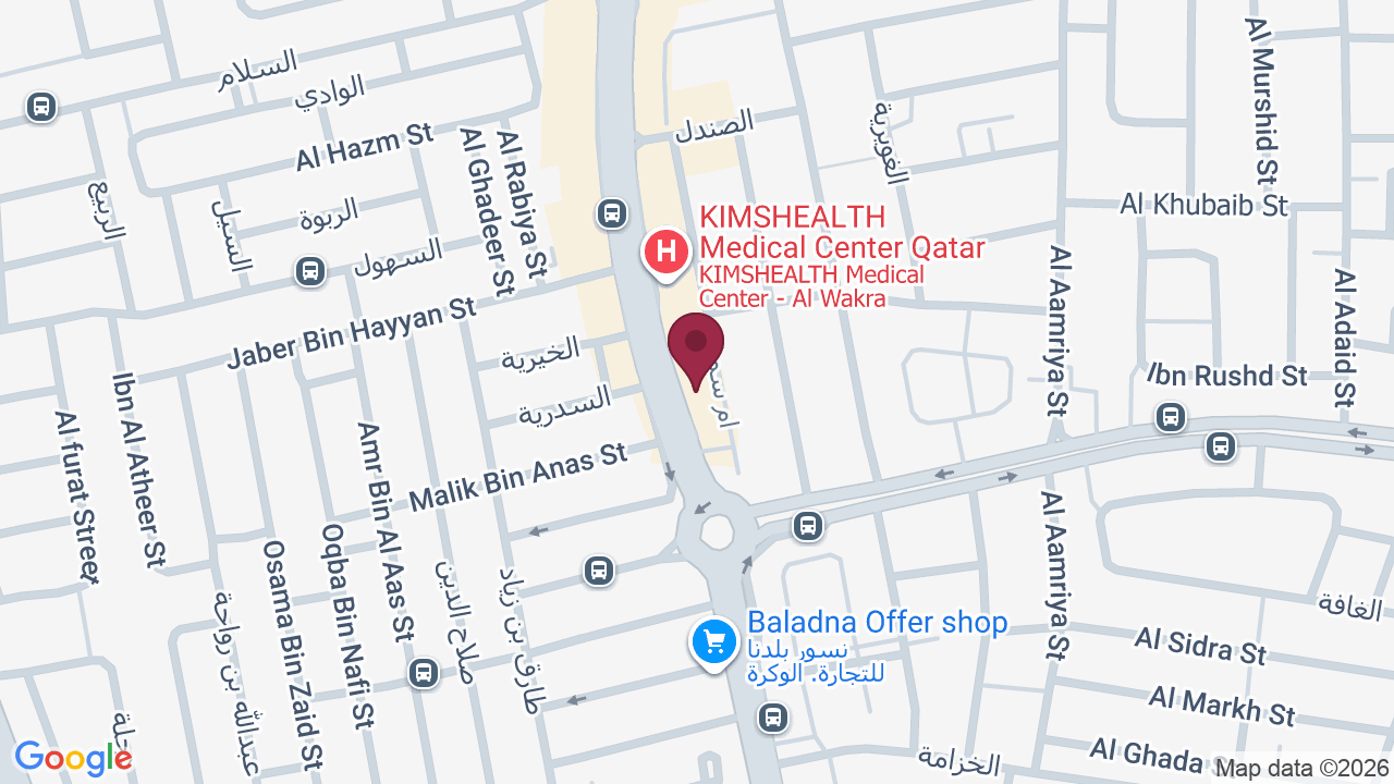Map showing CURE MASSAGE & SPA
