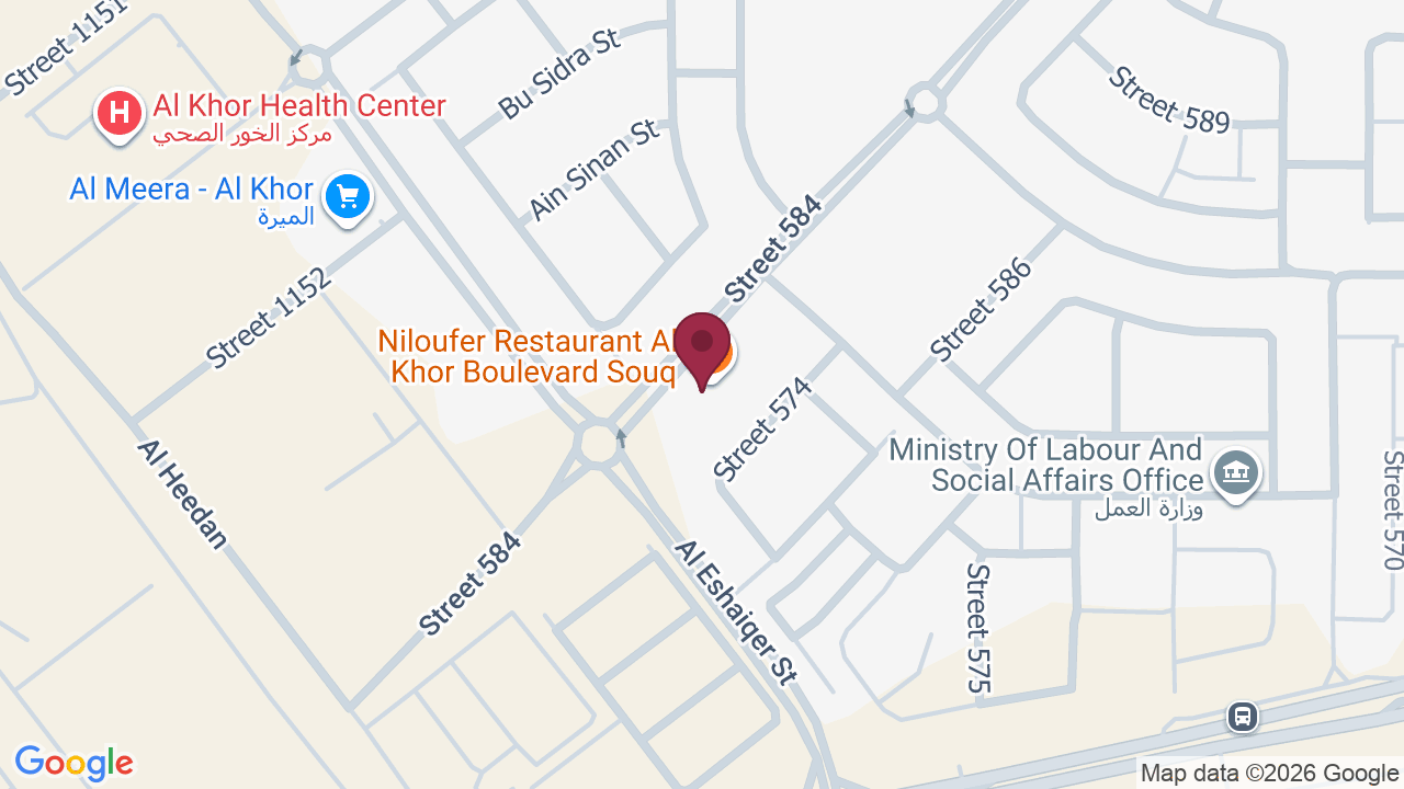 Map showing Sport Massage Art – Al Khor