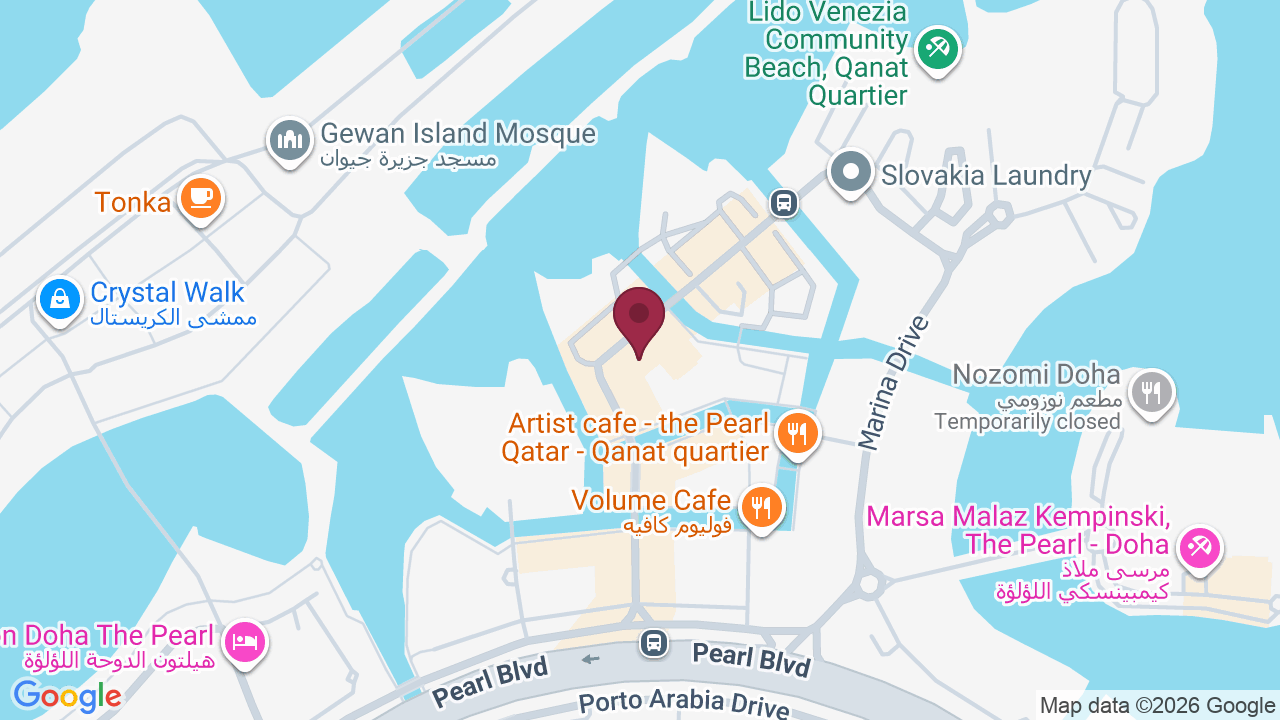 Map showing Al Sultan Moroccan Bath and spa center