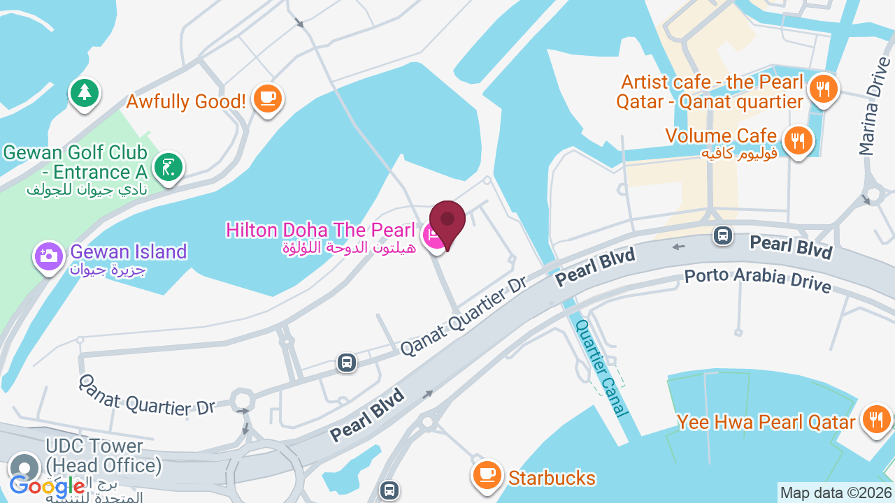 Map showing Spa Massage Doha