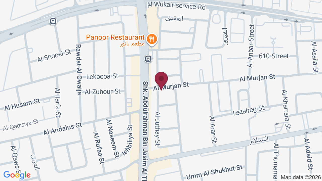Map showing Princess Beauty Salon