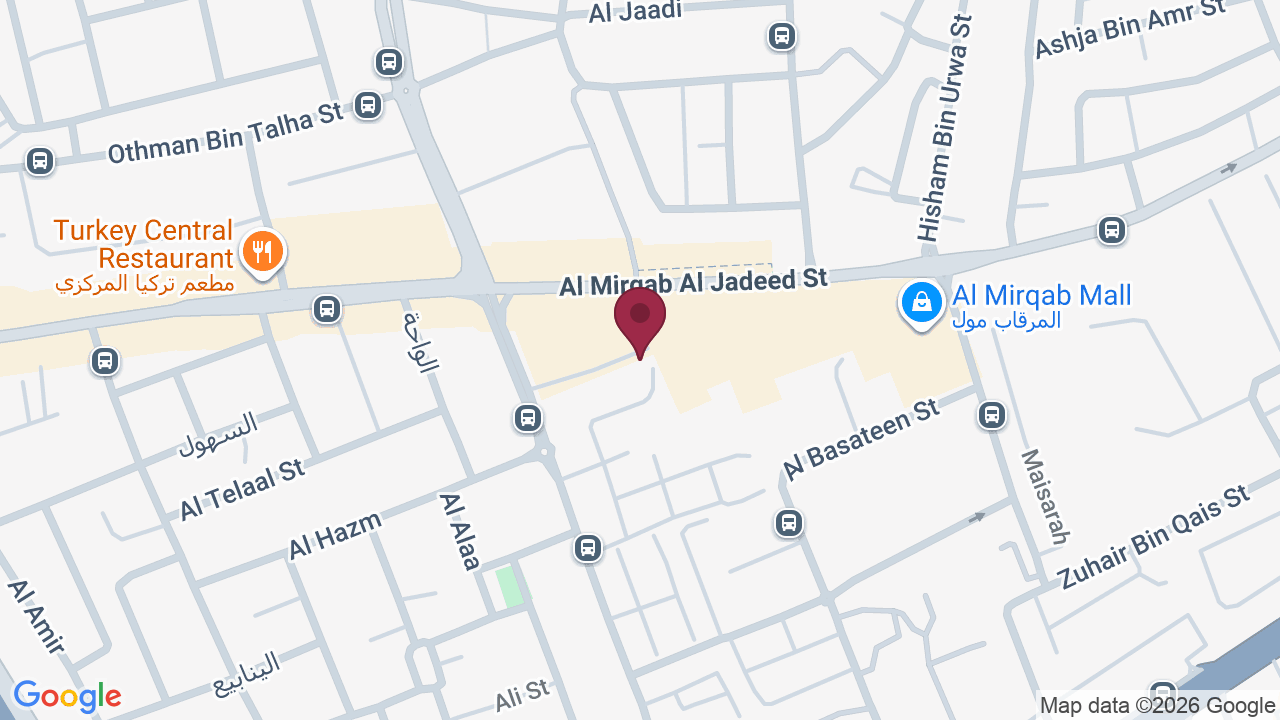 Map showing Salon Fleur De Lis – Mirqab Mall المرقاب مول