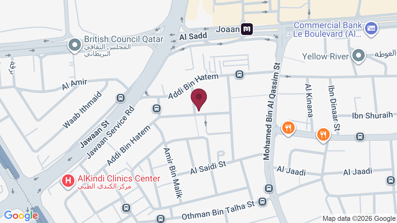 Map showing JNYR Retreat Salon